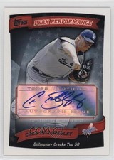 2010 Topps Peak Performance Series 2 Chad Billingsley #PPA-CBI Auto s7f