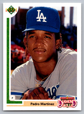 1991 UPPER DECK FINAL EDITION #2F PEDRO MARTINEZ LOS ANGELES DODGERS ROOKIE