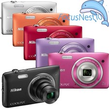 Nikon COOLPIX S3500 Digital Camera 20.0 MP 7x Optical Zoom English Language