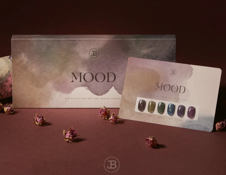 Gracia Jin B IVY Mood Series Syrup Gel 6 Color SET Gel Nail Polish K-Beauty