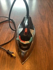 Vintage 1960s GE General Electric Steam & Dry Iron H3F63 Working Made in USA