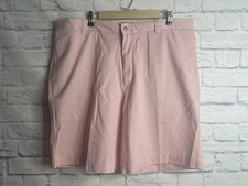 Berle Vintage Size 41 Washed Stoned Cotton Pink Flat Front Shorts Read Men's