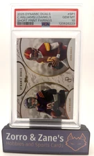 CALEB WILLIAMS & JAYDEN DANIELS 2025 Topps Dynamic Duals SHORT PRINT SP-1 PSA 10