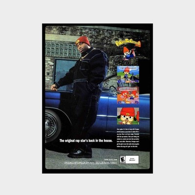 Poster PaRappa The Rapper 2 Playstation 2 PS2 Glossy Unframed