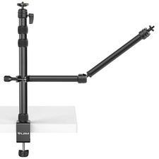 LS11 Mount Desk Stand with Auxiliary Holding Arm, Flexible Overhead Webcam Ta...