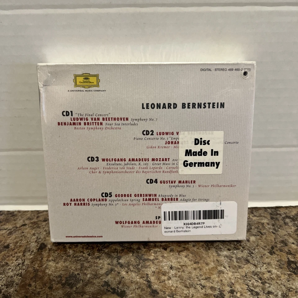 (CD) Lenny: the Legend Lives on - 6 CDs / LEONARD BERNSTEIN NEW Foto 2 de 2