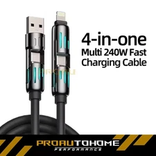 Universal 4in1 Multi-USB Charging Cable MAX 240W Fast Charging/with USB A+Type C