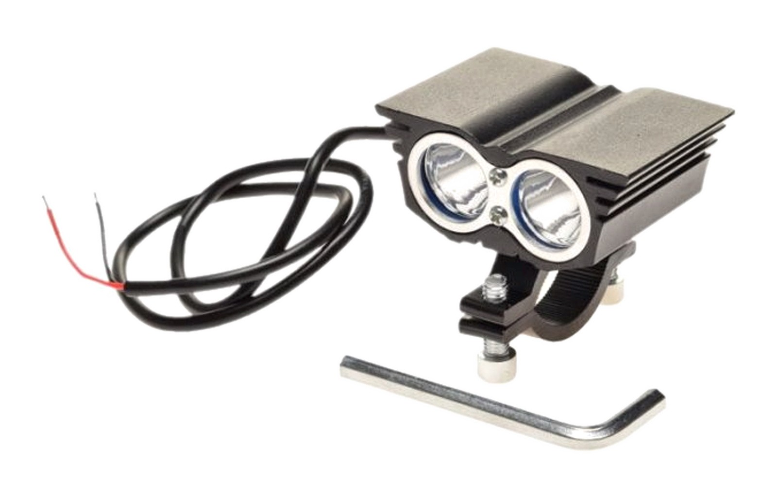 Lampes bike 2xLED Anowah feux de route pour trajets de nuit
