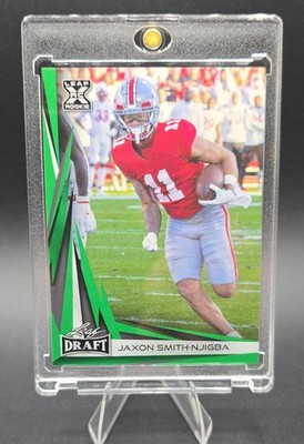 2023 Leaf Draft - V2 Jaxon Smith-Njigba #B2-9 Green (RC)