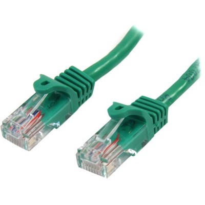 StarTech.com 3 m Green Cat5e Snagless RJ45 UTP Patch Cable - 3m Patch Cord - Eth
