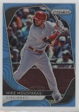 2020 Panini Prizm Mega Box Carolina Blue Prizm Mike Moustakas #23 1i3m