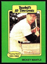 1987 Hygrade All-Time Greats #NNO Mickey Mantle Batting stance