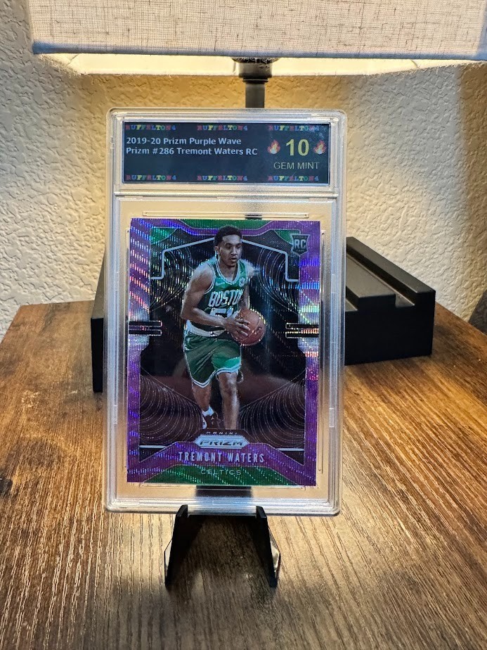 2019-20 Panini Prizm - Rookie Tremont Waters #286 Purple Wave Prizm (RC)