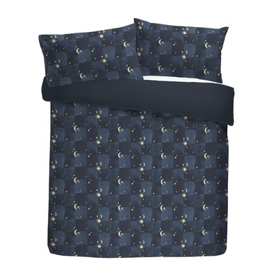 Snug Cosmic Star BettbezugSet, 100% Polyester, SuperKingSizeBett, 260 x 220 c...