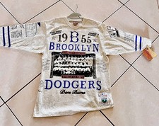 Vintage LONG GONE Cooperstown Collection 1955 BROOKLYN DODGERS Jersey Shirt NWT