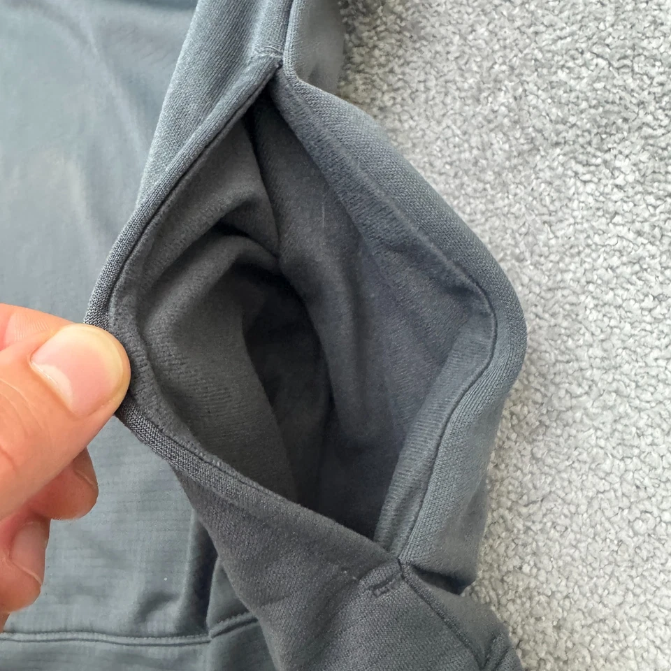 Пуловер DeMarini 1/4 на молнии спортивный бейсбол софтбол куртка мужская маленький серый - Изображение 4 из 4