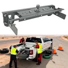 Heavy-Duty Gooseneck Hitch for 1999-2010 Ford F250/F350 for Towing Trailers
