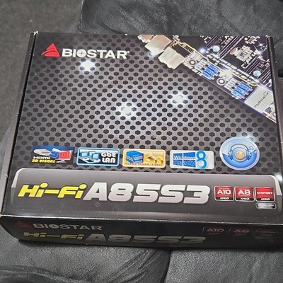BIOSTAR Hi-Fi A85S3 MicroATX AMD Socket FM2 DDR3 4-Slot HDMI USB 3.0