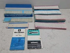 Bulk Mixed Lot of Wire Markers Numbers And Letters Nos See Pictures For Details