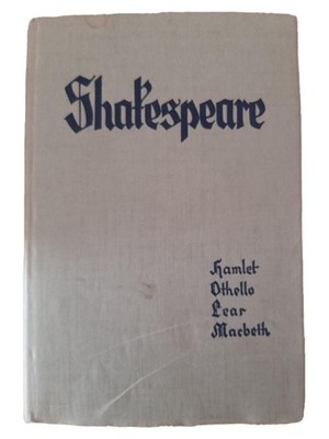 Shakespeare Hamlet Othello Lear Macbeth Dramen Hardcover Theaterliteratur
