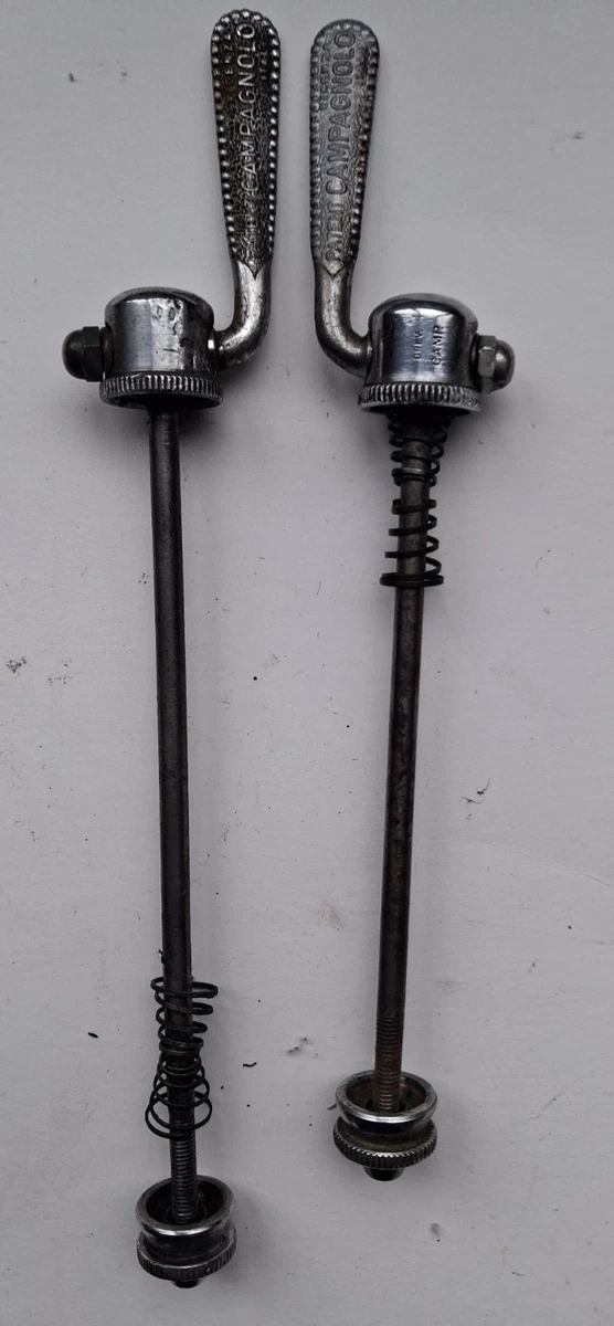 Qukaim Set di 2 spiedini a sgancio rapido per bici da strada e mountain bike, in lega leggera e resistente, chiusura sicura, facile installazione, colore: viola