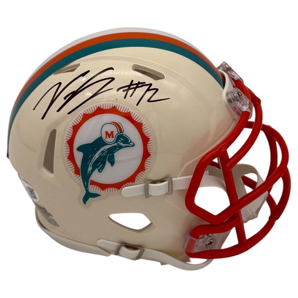 JSA-authenticated autographed retro mini helmet — a legit piece of NFL memorabilia that sits perfectly on a shelf without taking over a room.