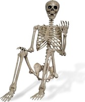 Halloween Deko Lebensgroß Skelett 165 Cm Antik-SprüHfinish Plastik