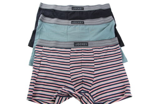 3 Pairs X Mens Jockey Comfort Classics Cotton Trunks A39 - Picture 1 of 4
