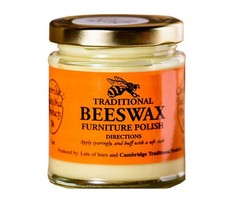 Image of Beeswax Wood Furniture Polish Cream Neutral Light Cambridge Traditional 142g