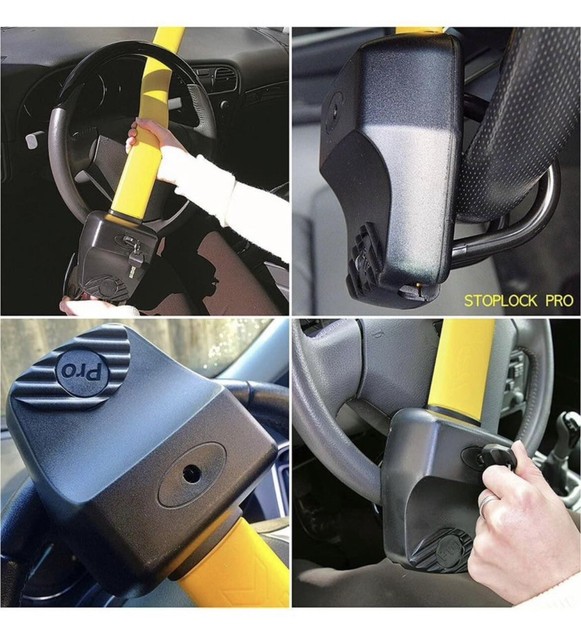 Stoplock Professional Steering Wheel Immobiliser AntiTheft Lock