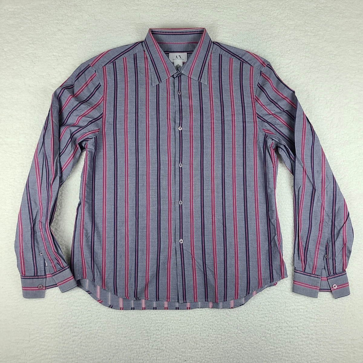 Armani Exchange Striped Dress Shirts for Men for sale | eBay