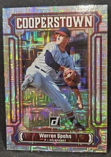 2023 Panini Donruss - Cooperstown Vector #CT17 Warren Spahn