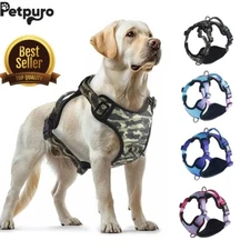 No Pull Dog Pet Harness Adjustable Control Vest Dogs Reflective XS S M Large XL