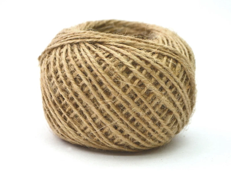 Jute Twine Rope Natural Brown Burlap String Cord Shank Craft