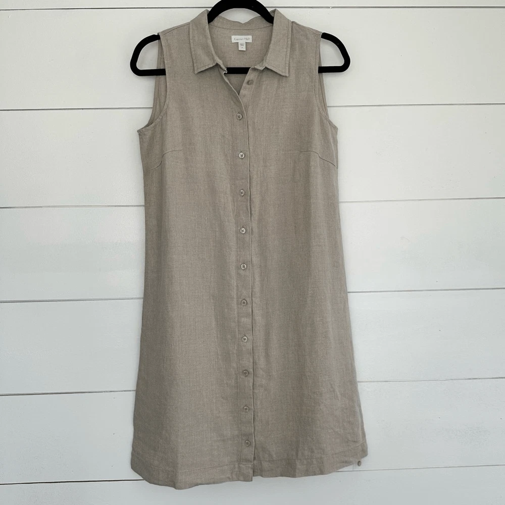 Garnet hill linen clearance dress