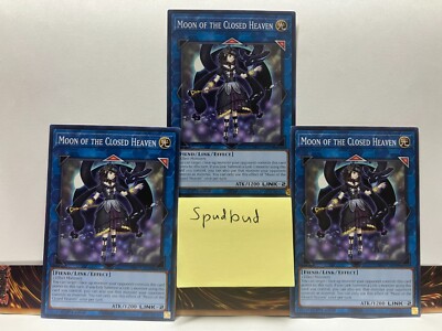 x3 Moon Of The Closed Heaven Common 3x INFO-EN098 (NM 1st Ed)