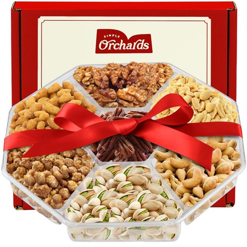 Nuts Gift Basket - Delicious Mixed Cravings Gourmet Collection Features ...