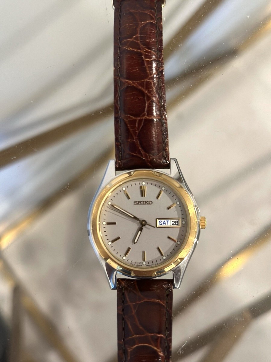 Seiko Men's Vintage Watch 7n43-8199 Water Resistant ST. Steel+