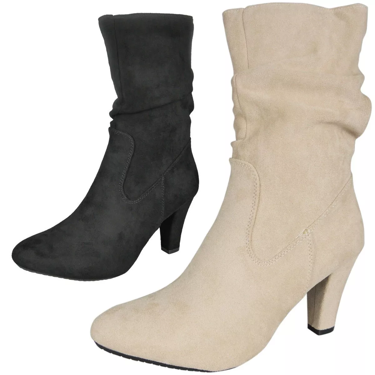 Mid calf store dress boots