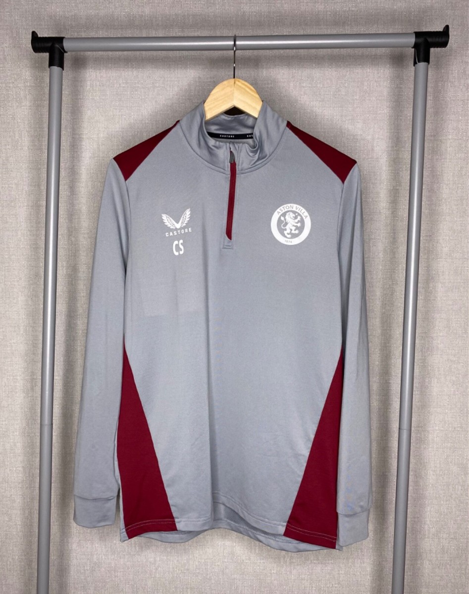 ASTON VILLA CS 2023/2024 FOOTBALL SOCCER ZIP SWEATSHIRT TRAINING