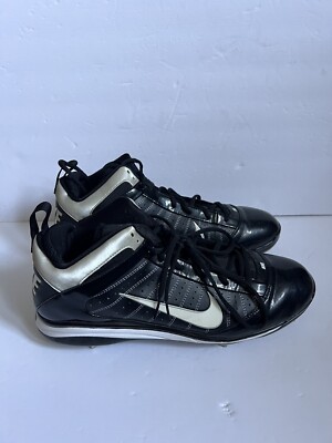 New Nike Men’s 14 Air Max Diamond Elite Baseball Metal Cleats 467983-011 No Box Nike Diamond Elite, Black Metal Baseball Cleats Shoes  main image 2