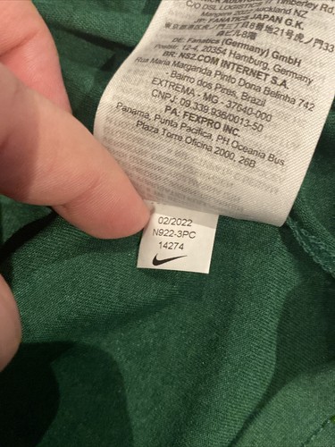 Nike Dri-Fit New York Jets Football T-Shirt Mens Large On Field Equipment Green - Picture 16 of 17