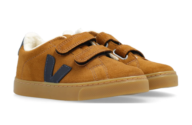 Veja Camel kid boys Nautico small Esplar Winter Suede sneakers