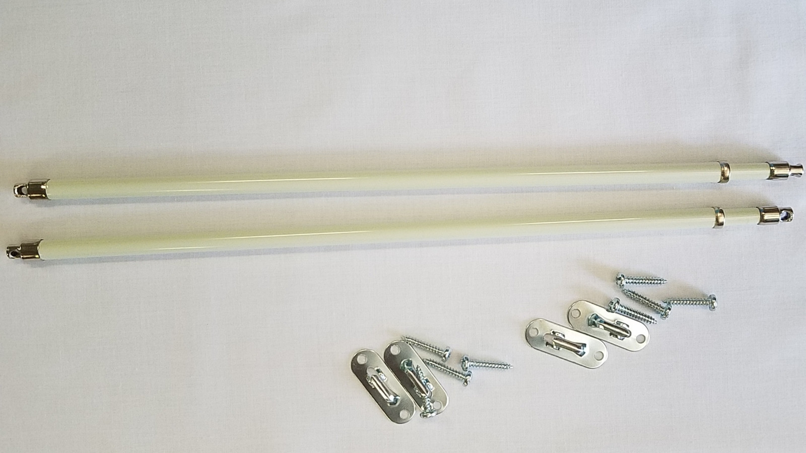 Graber Swivel End Sash Curtain Rod Set extend 12 to 21 inches eBay