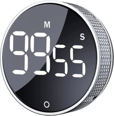 Küchentimer Große LED Magnetischer Digitaler Countdown Countup Timer Visuelle Ti