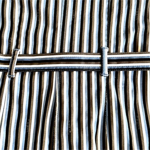 Fendi One Piece Blue White Multicolor Striped Women's Size 42 From Japan Used - Picture 9 of 10