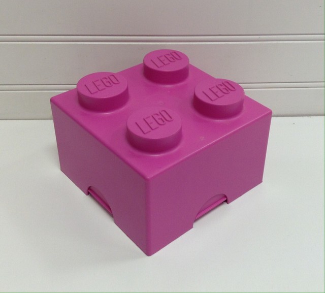 pink lego storage