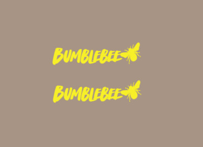 2 Aufkleber Bumblebee Auto Sticker Tuning JDM Decal  car boot lkw Bike