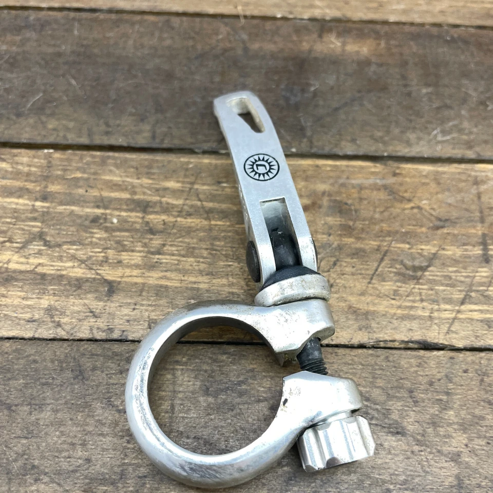 Vintage Jamis Dakar Seatpost Clamp 32 Mm Silver Alloy Mountain Bike QR 90s 31.8 - Image 2 of 4