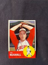 Beautiful pack fresh 1963 Topps Est NMMT #194 Joe Nuxhall